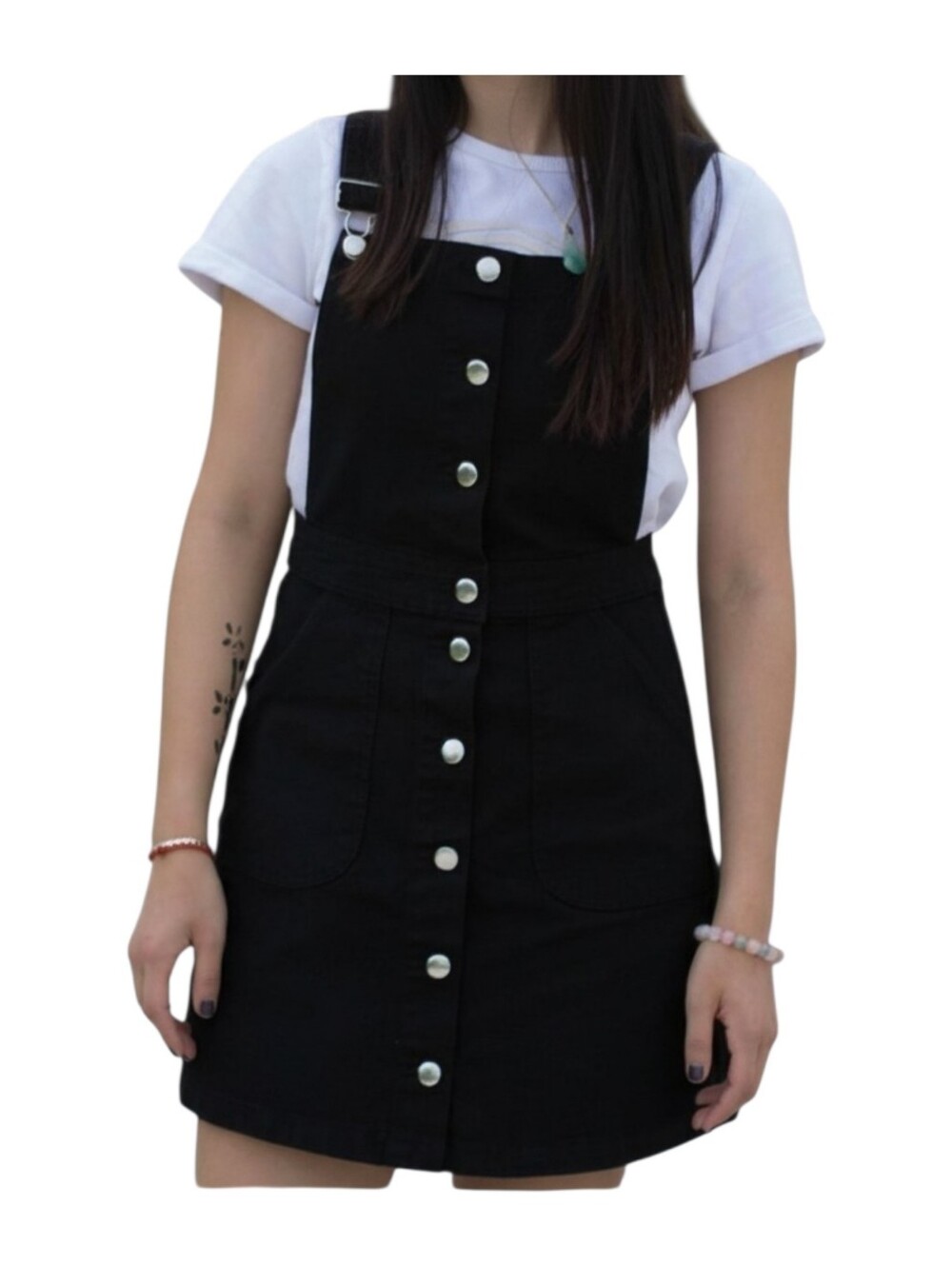 H&M Divided Denim Overall Dress